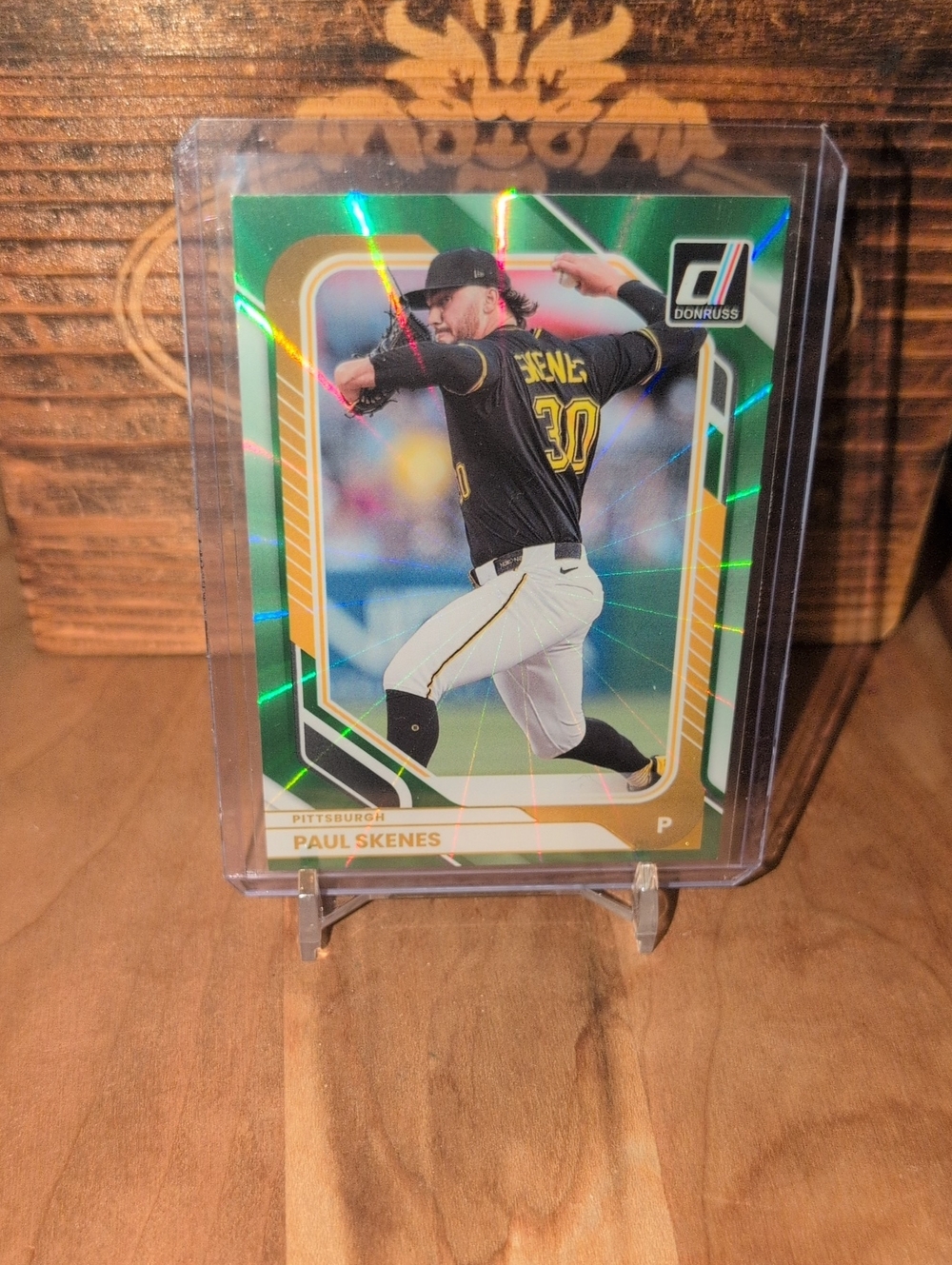 2026 Donruss Paul Skenes Green Lazer Prizm Pirates